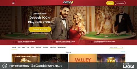 pronto live casino.